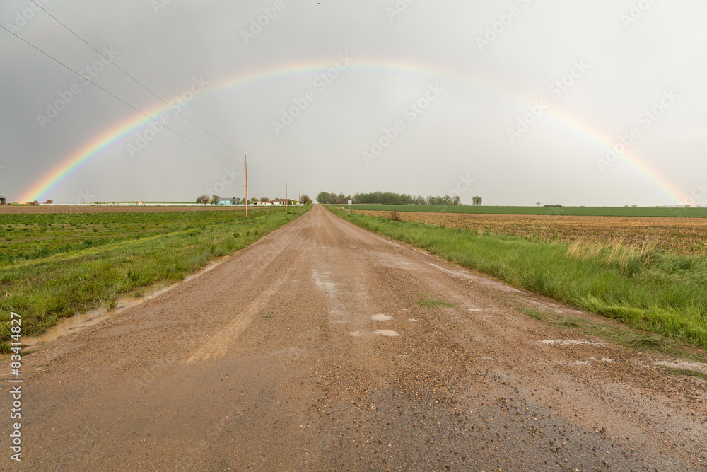 Drive Through A County Rainbow