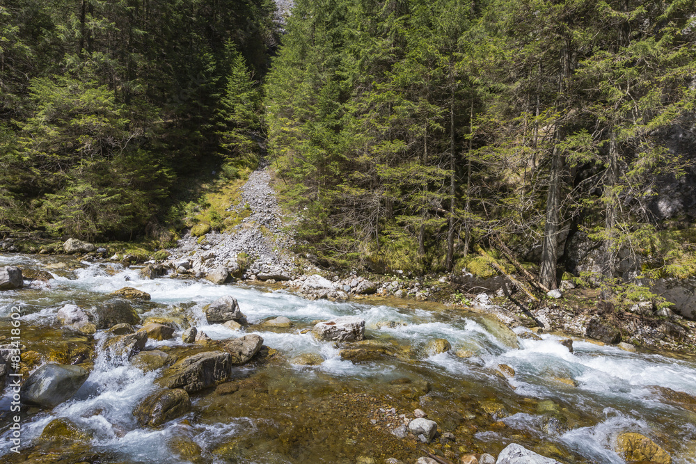 Koscieliska Valley - Tatras Mountains, Polish National Park. Koscieliska Valley - Tatras Mountains, Polish National Park.