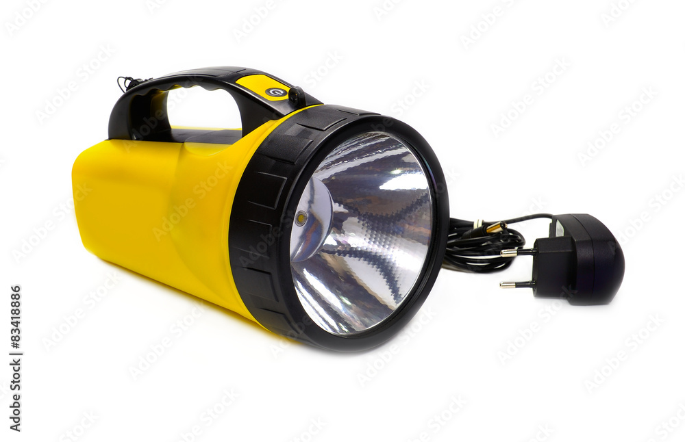 LED Flashlight isolated on white background LED Flashlight isolated on white background