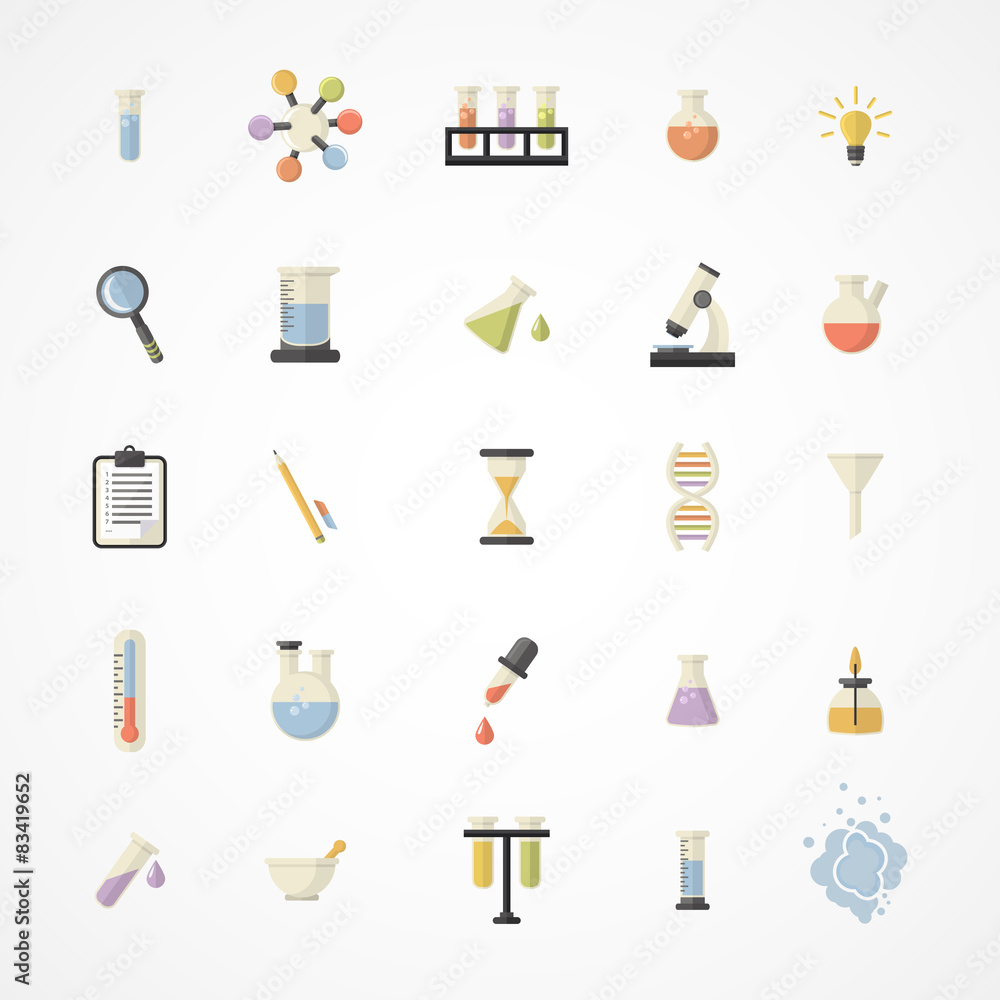 Vector Science Web Icons Vector Science Web Icons