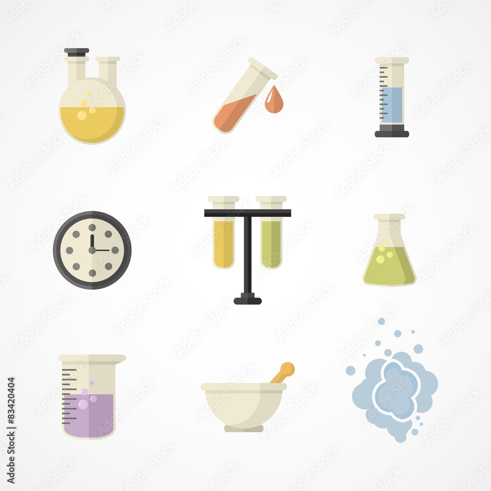Science and research icons.Part I
