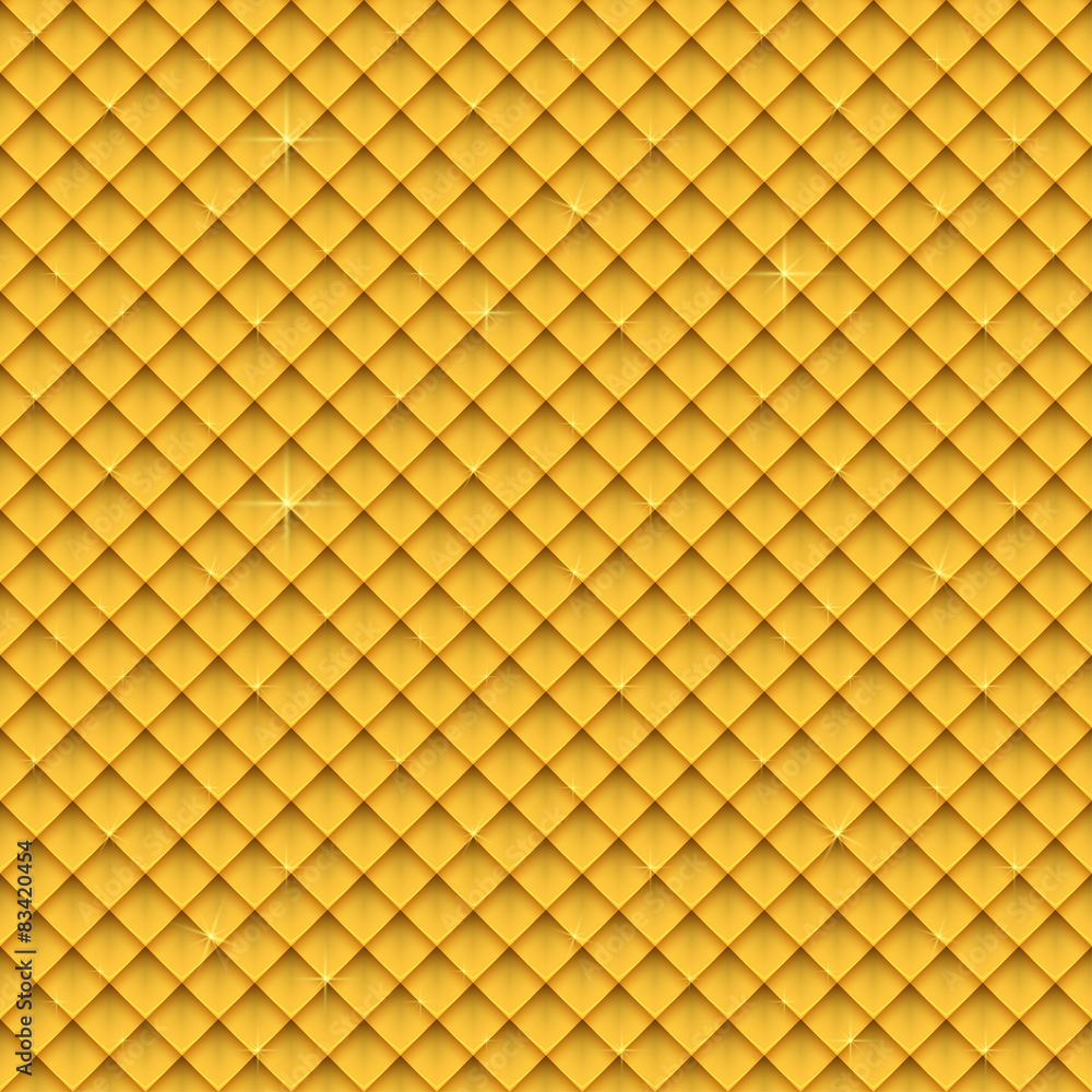 Seamless gold upholstery background pattern. Seamless gold upholstery background pattern.