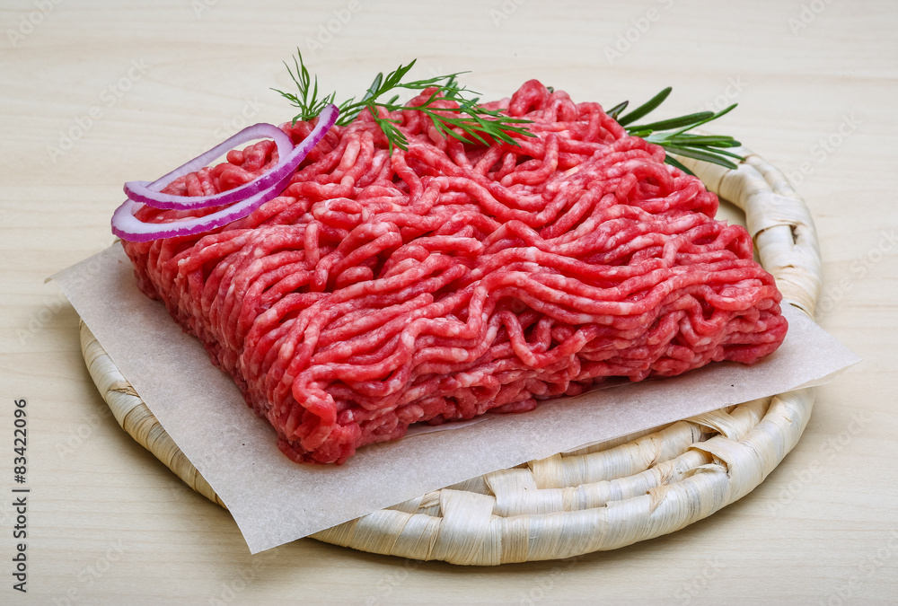 Raw beef minced meat Raw beef minced meat