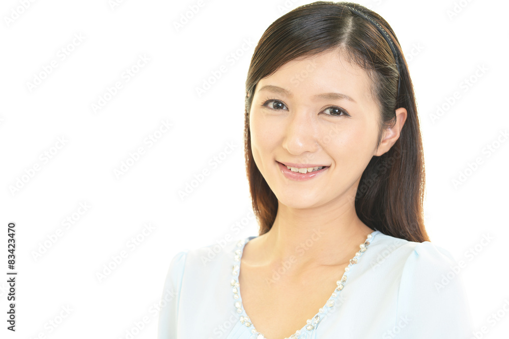 笑顔の女性 笑顔の女性