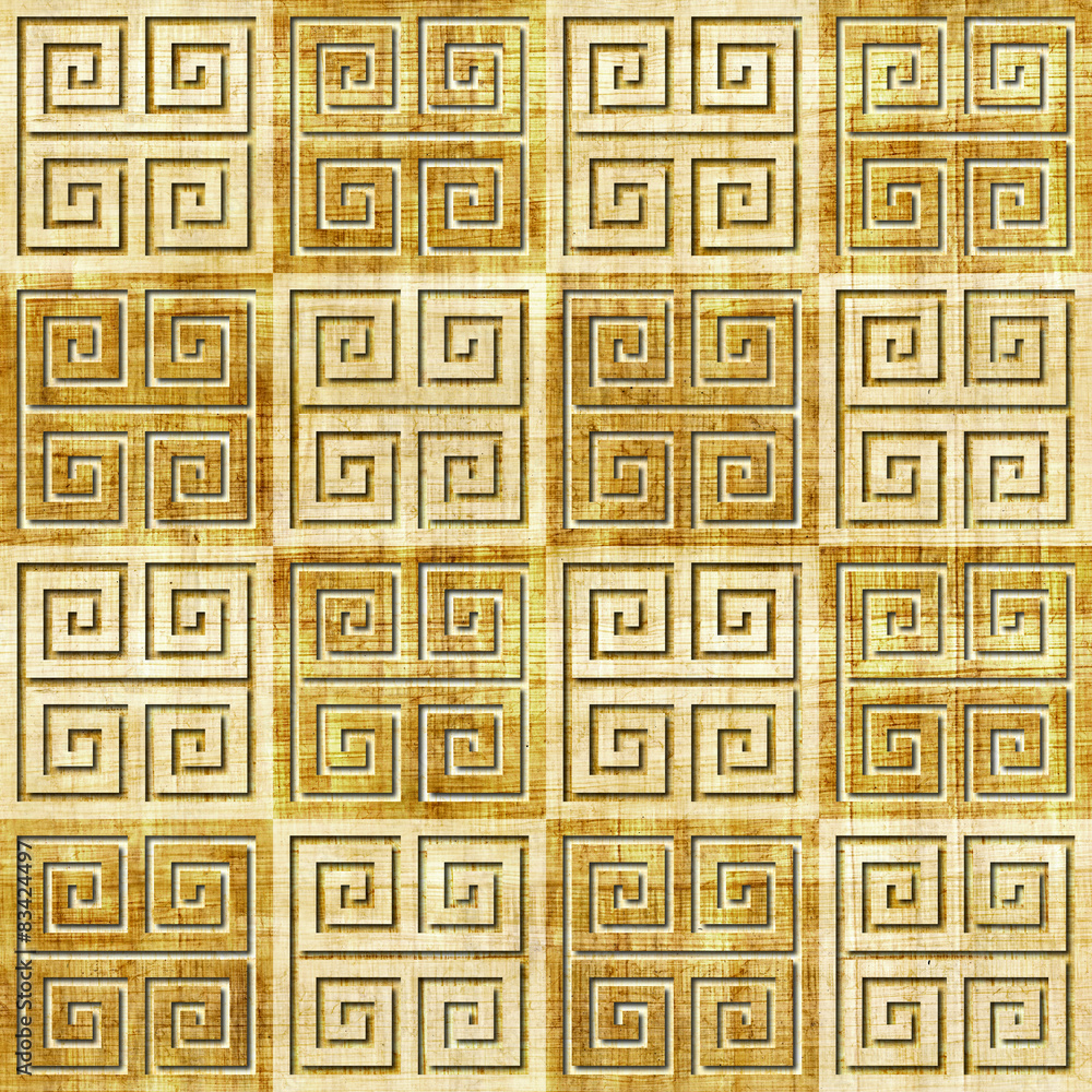Abstract decorative tiles - seamless pattern - papyrus texture Abstract decorative tiles - seamless pattern - papyrus texture