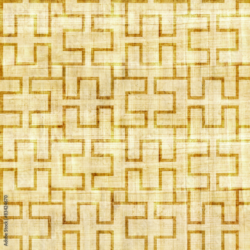 Abstract paneling pattern - seamless pattern - papyrus texture