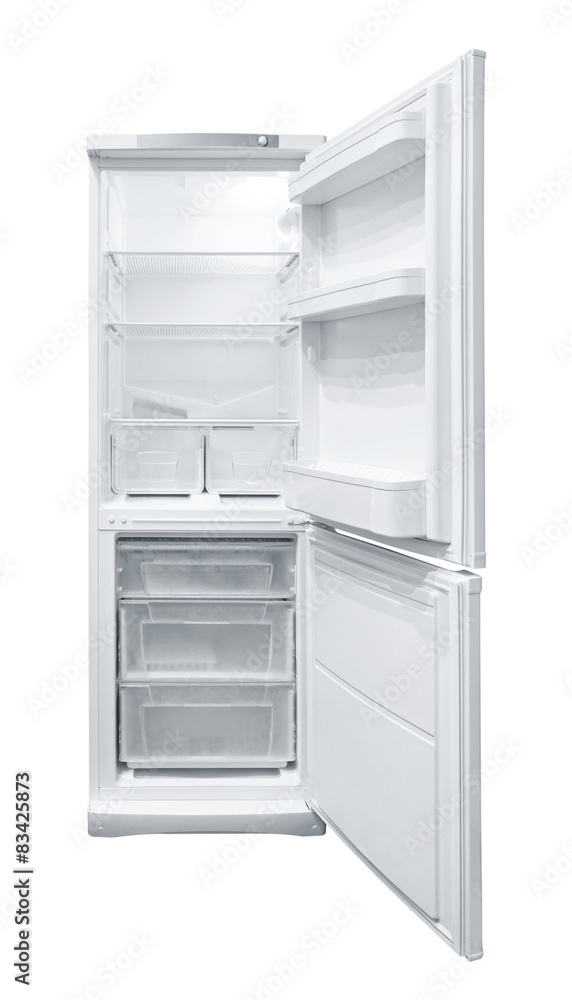 Opened Refrigerator Opened Refrigerator