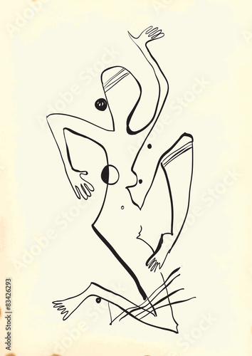 Art of Line Art - Woman