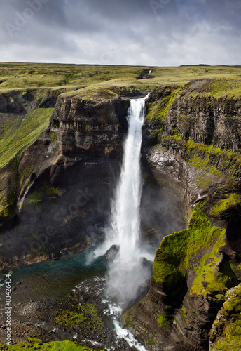 Waterfall in Iceland