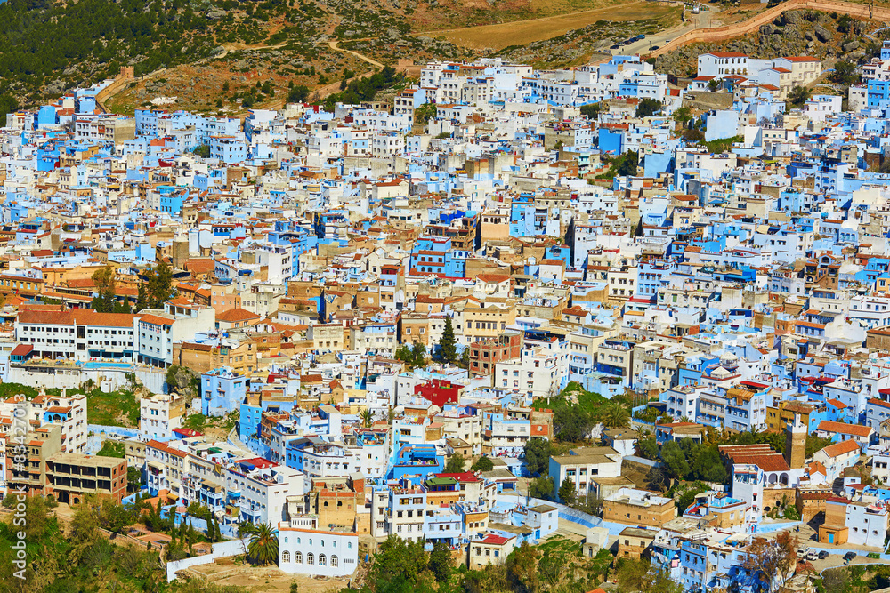 Chefchaouen, town known for its blue houses