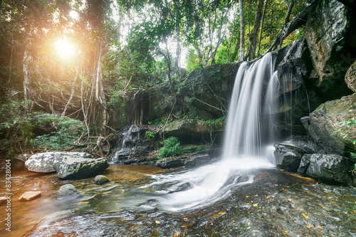 Kbal Spean waterfall photo
