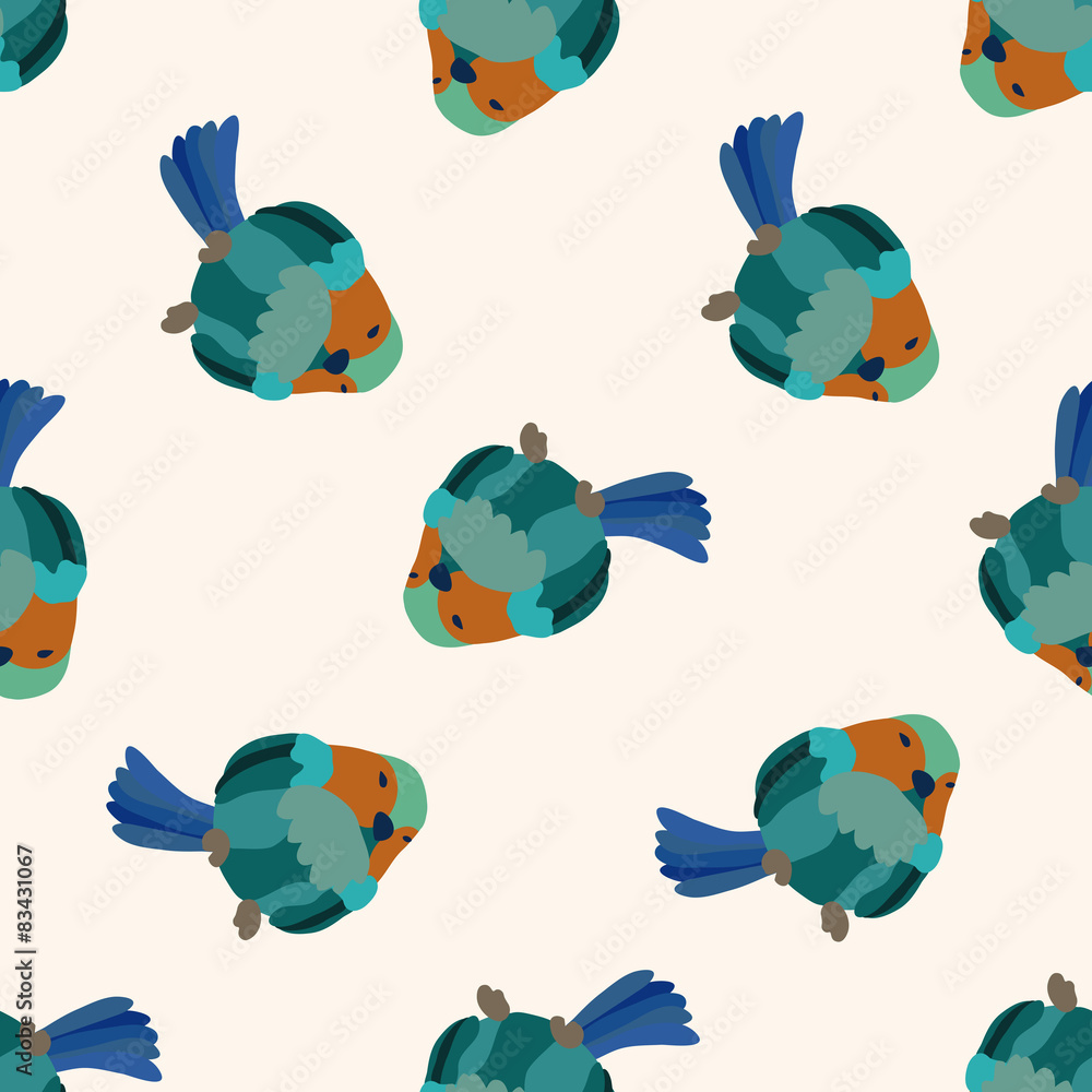 Obraz premium bird cartoon design , cartoon seamless pattern background