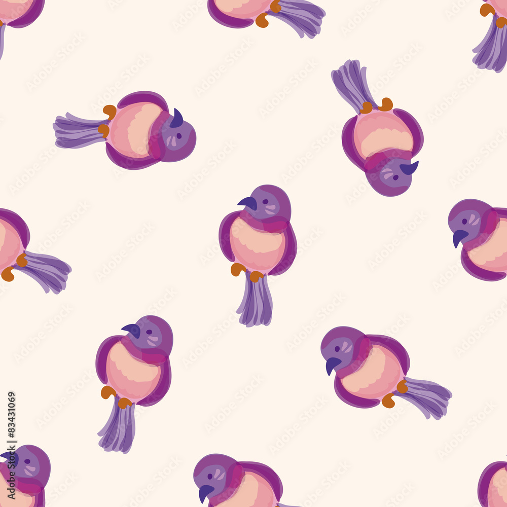 Fototapeta premium bird cartoon design , cartoon seamless pattern background