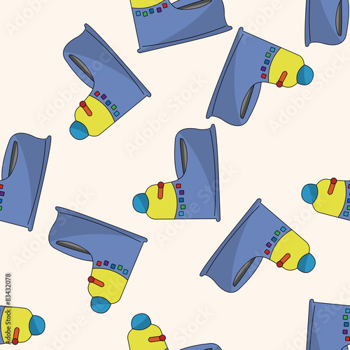 baby potty , cartoon seamless pattern background