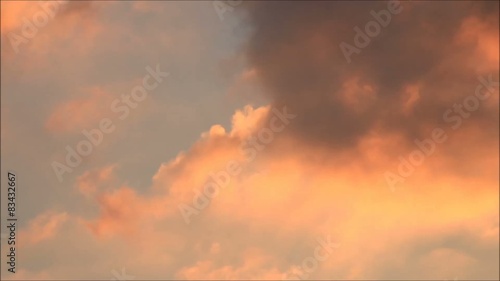 clouds red and orange 

