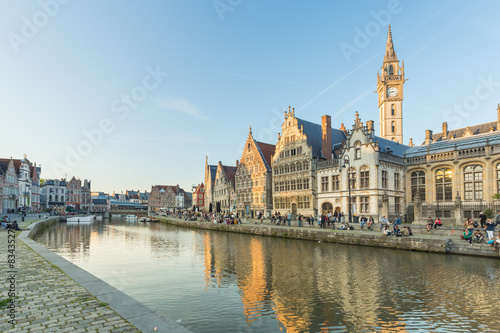 Ghent the medieval town in Belgium © orpheus26