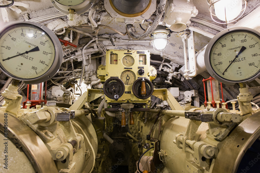 Fototapeta premium interior of the submarine