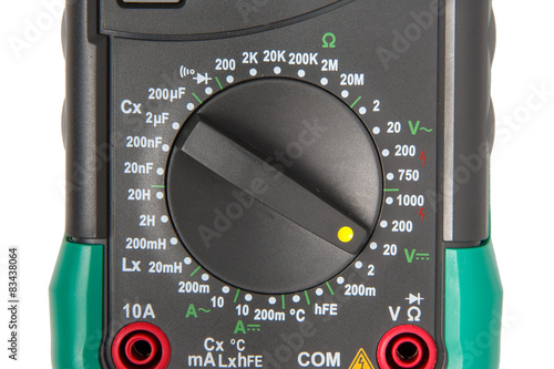 Canvas-taulu Isolated digital multimeter selector