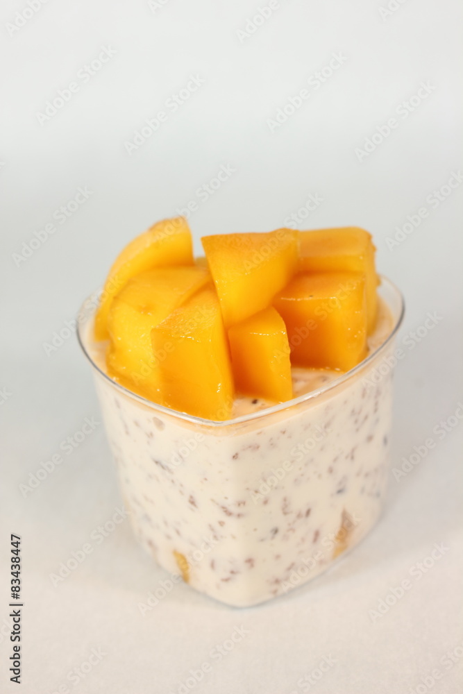 mango Fruit panna cotta mango Fruit panna cotta