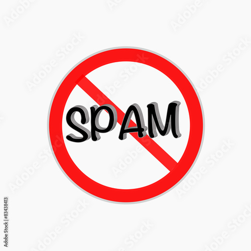 no spam vector icon