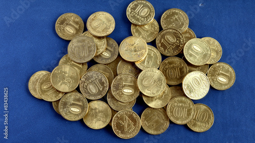 Obraz na plátně 10 rouble  coins