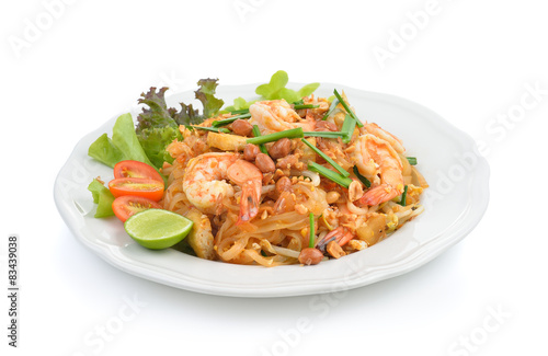 Thai style noodles or padthai ,Delicious food