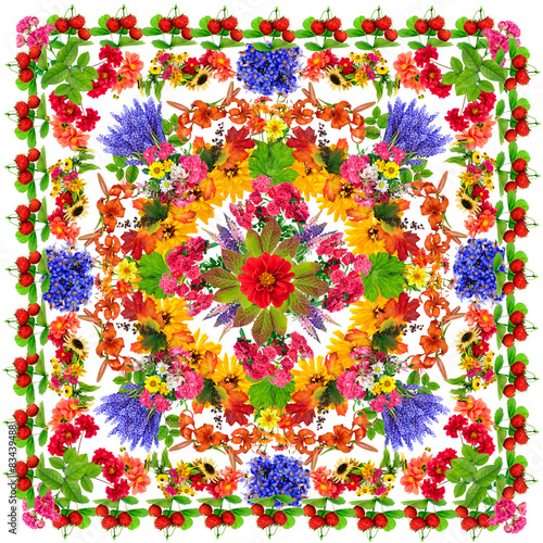 Happiness lotus mandala