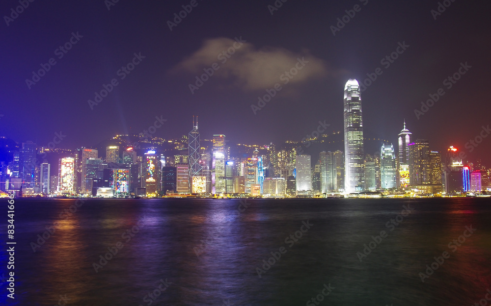 Victoria Harbor at Hong Kong