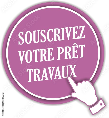 bouton souscrivez votre prêt travaux