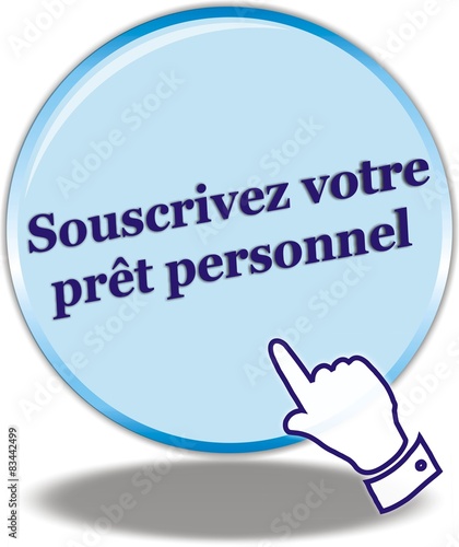 bouton souscrivez votre prêt personnel