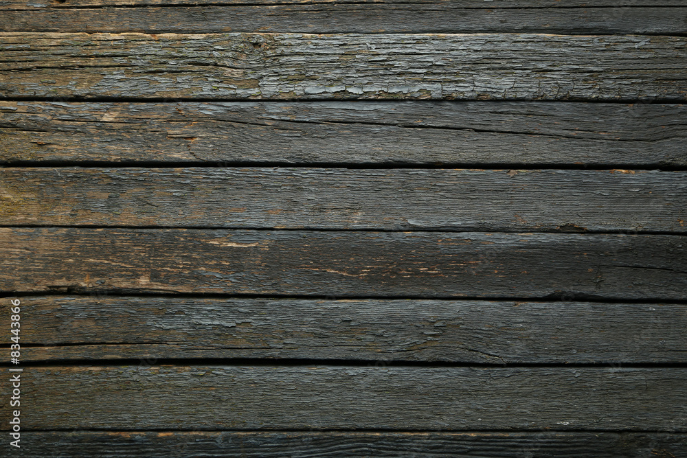 Old blue wooden background