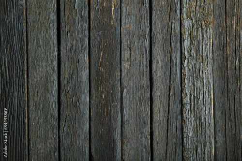 Old blue wooden background