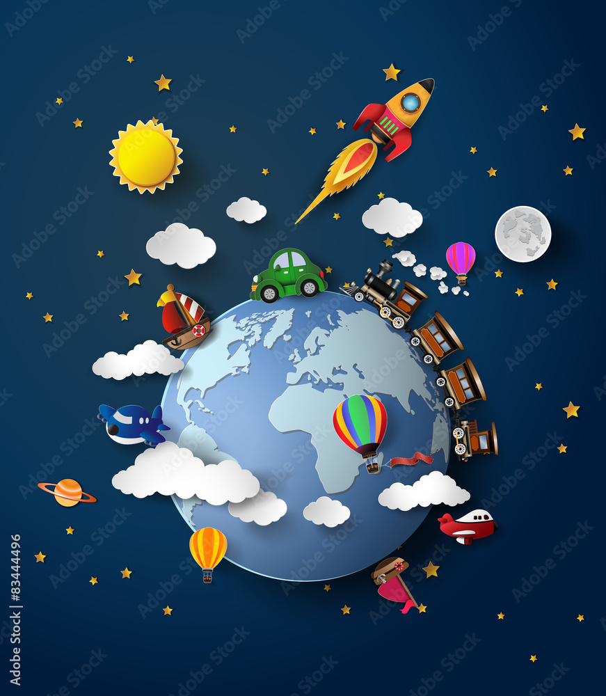 Fototapeta premium transport podróżny