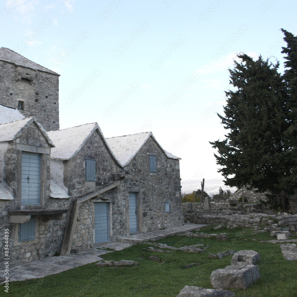 Old architecture in Selca, Brac Island. Old architecture in Selca, Brac Island.