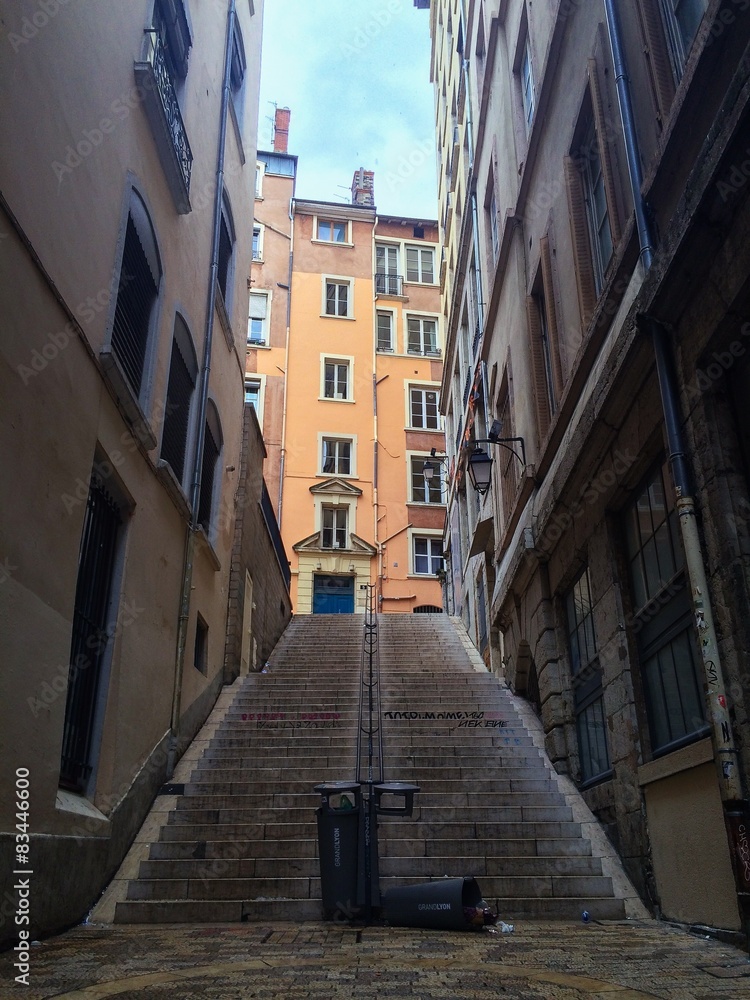 Stairway in Lyon