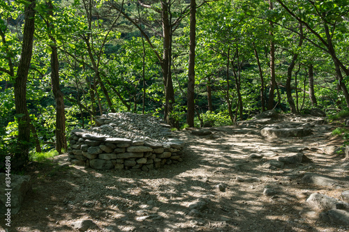 Rock shrine in daegwallyeong