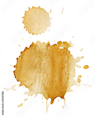 Stains of tea