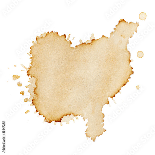 Stains of coffee photo