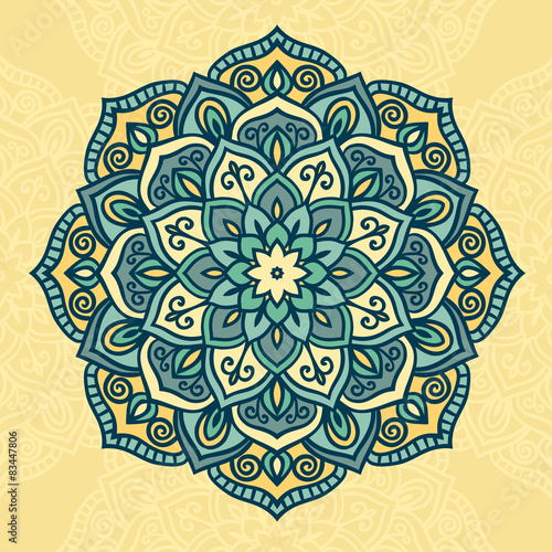 Abstract round ornamental 