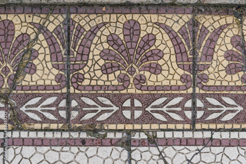 Antike Mosaikfliesen