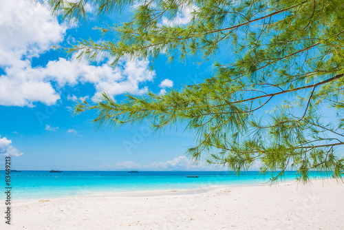 Beautiful tropical beach © siraphol
