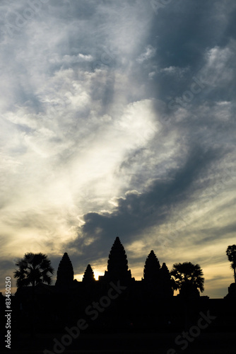 Angkor Wat at sunrise photo