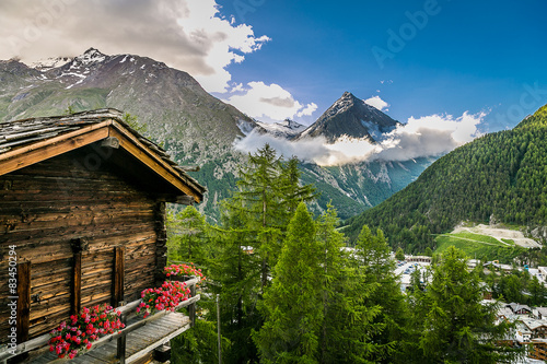 Ausblick auf die Bergwelt