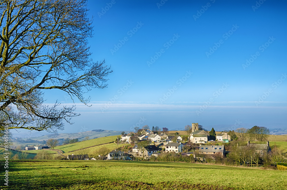 Fototapeta premium Grayrigg village in Cumbria