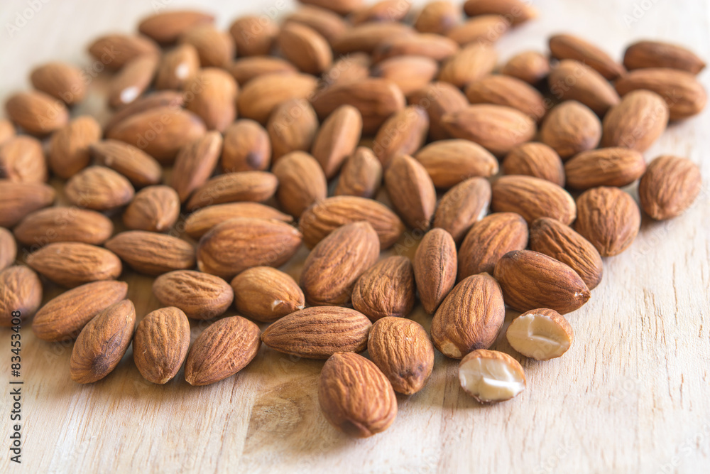 Almond background Almond background