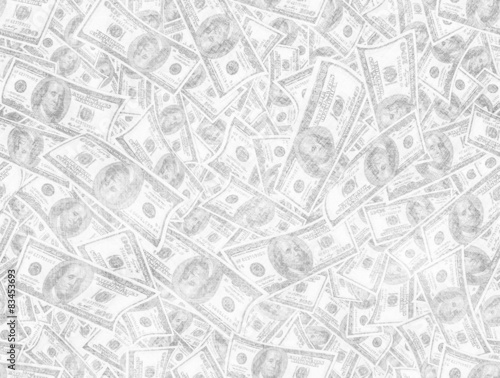 Jointless texture of pencil drawing of dollars as a symbol of pr
