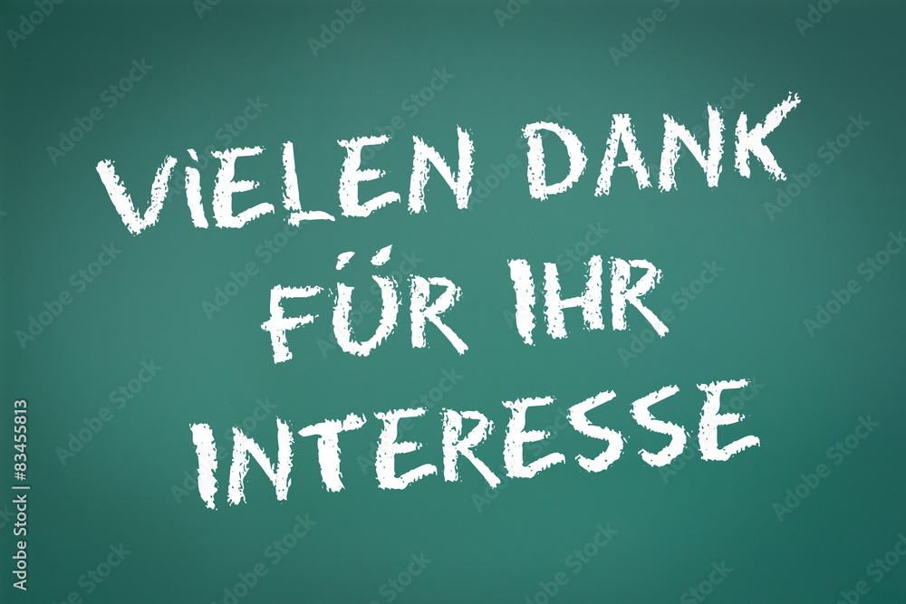 vielen Dank für Ihr Interesse Stock Illustration Adobe Stock