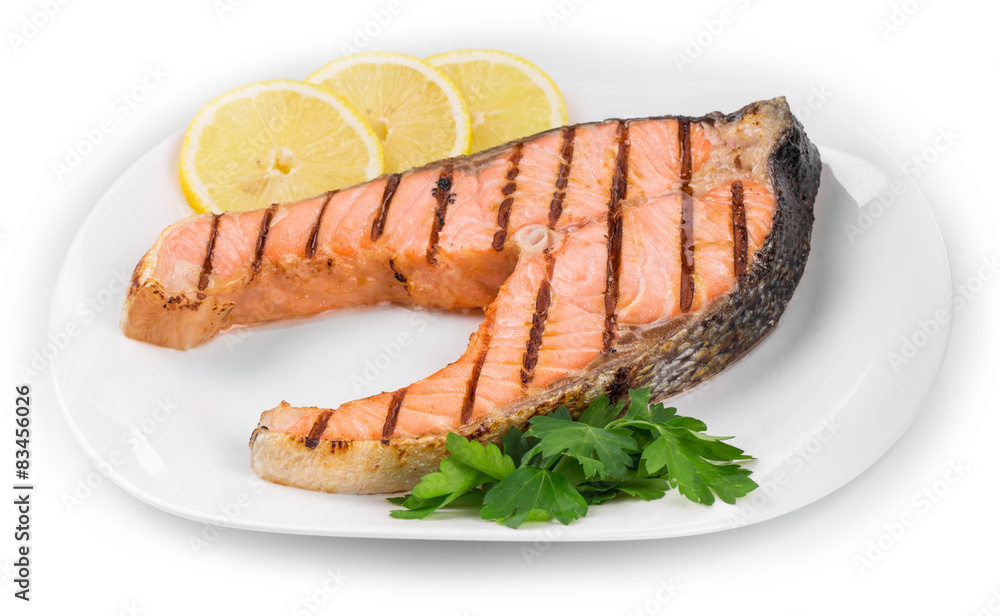 fresh salmon steak fresh salmon steak