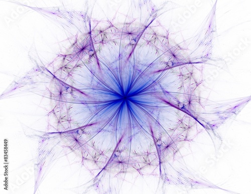 fractal radial pattern on the subject of science