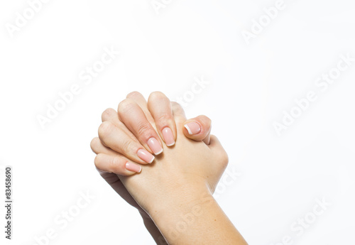 praying hands man